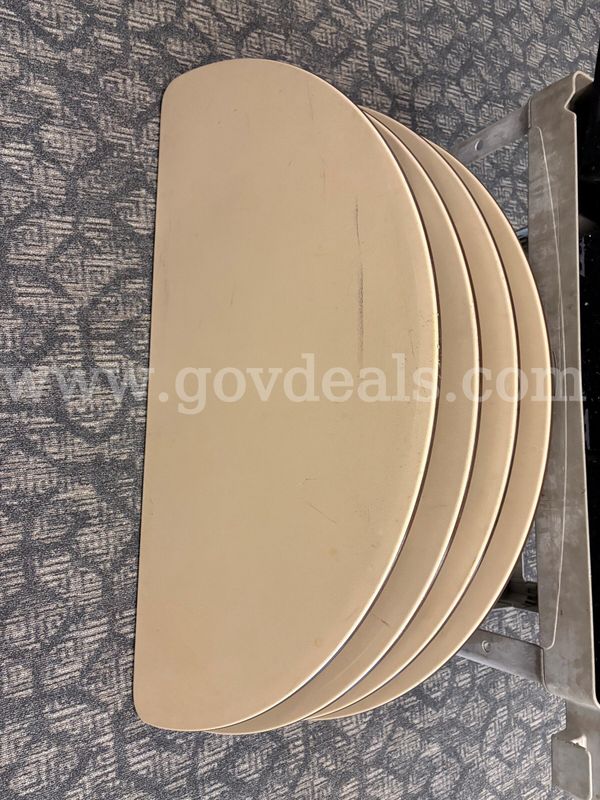 4ea, Mity-Lite Half Round Tables