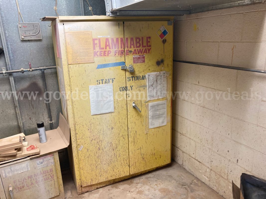 Lot of 2 Flammables Cabinets