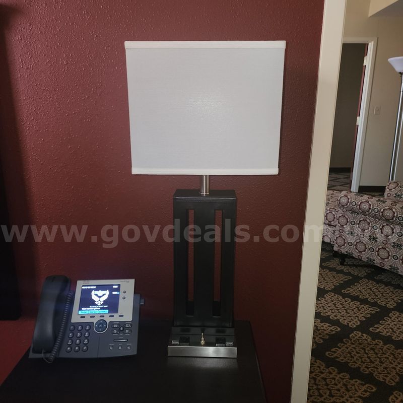 Black Leather Lamp