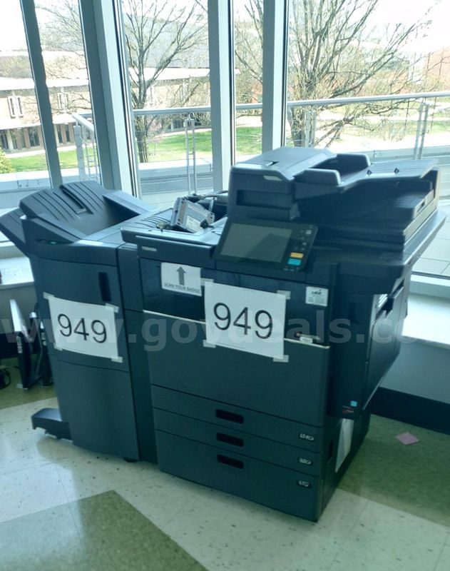 1 Toshiba 8508A DP-8508a MFD Printer and Finisher MJ6106N