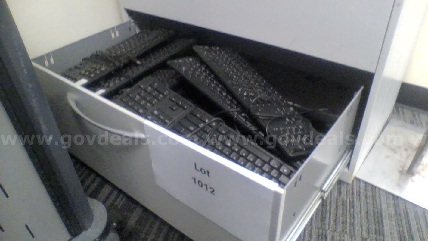 assorted wired keyboards