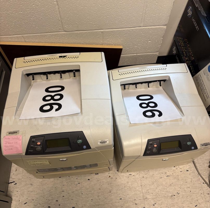 1 HP LaserJet 4350dtn and 1 HP LaserJet 4200dtn