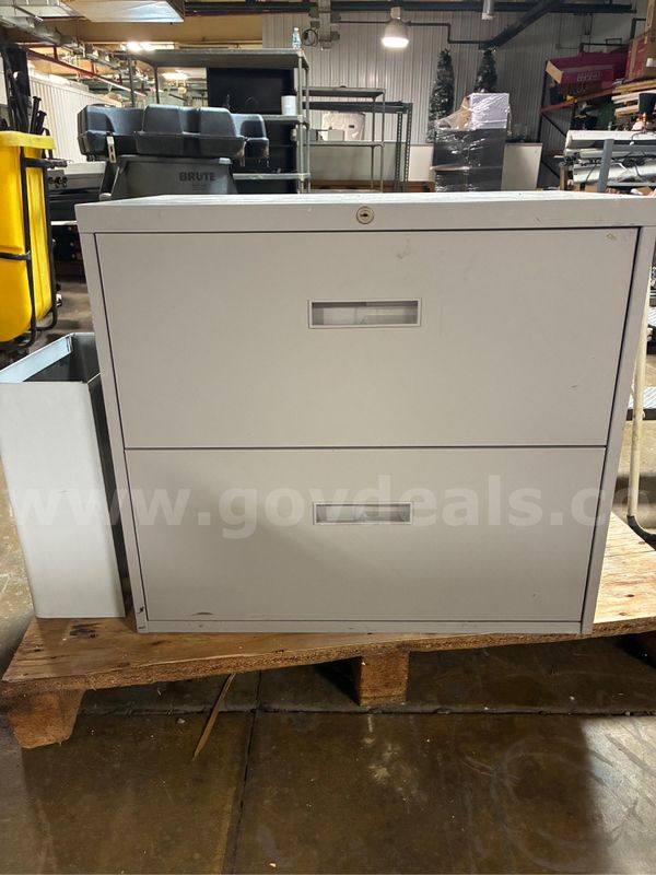 File Cabinet & Trash Bin