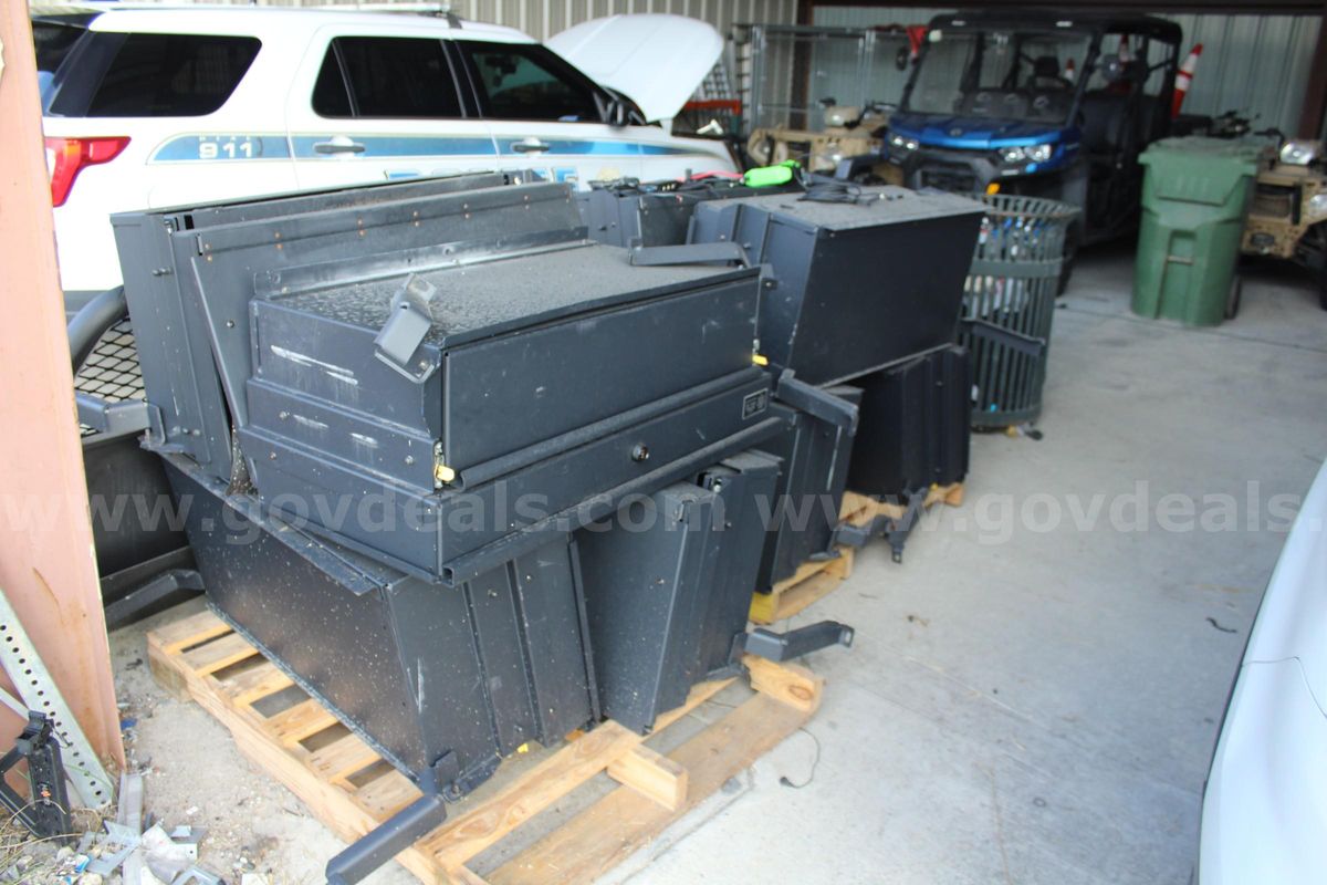 4 Gun Storage Boxes for 2013-2028 Ford Interceptor SUV