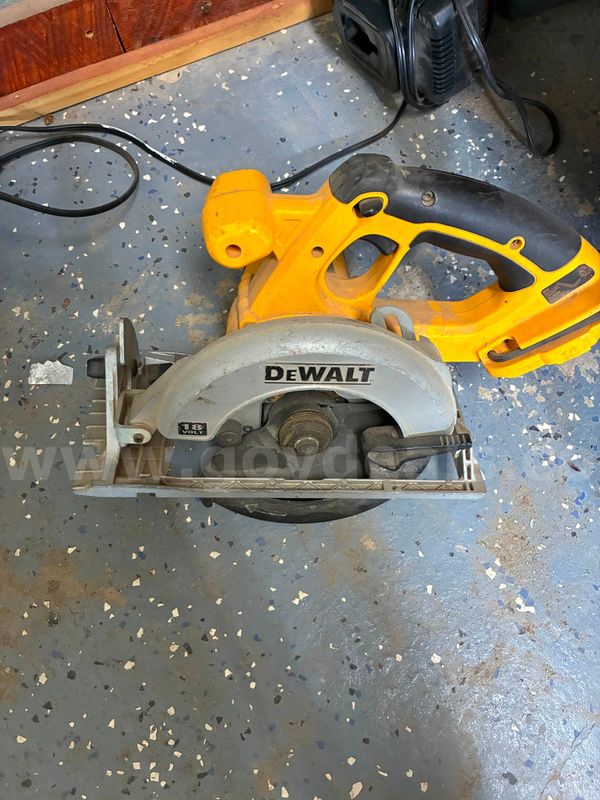 Dewalt Circular Saw, 2- Drills, 3- Batteries and 3- Chargers
