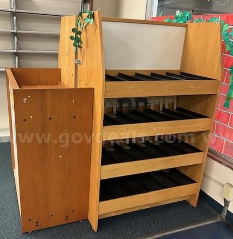 3 Media Cabinets with Pull Out Shelves