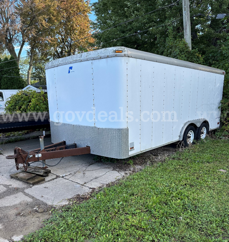 16’ PACE AMERICAN ENCLOSED TRAILER