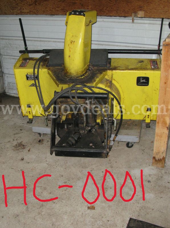 John Deere Snow Blower Attachment