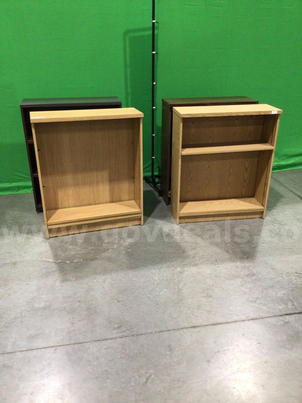 Lot of (4) Three-Shelf Bookcases