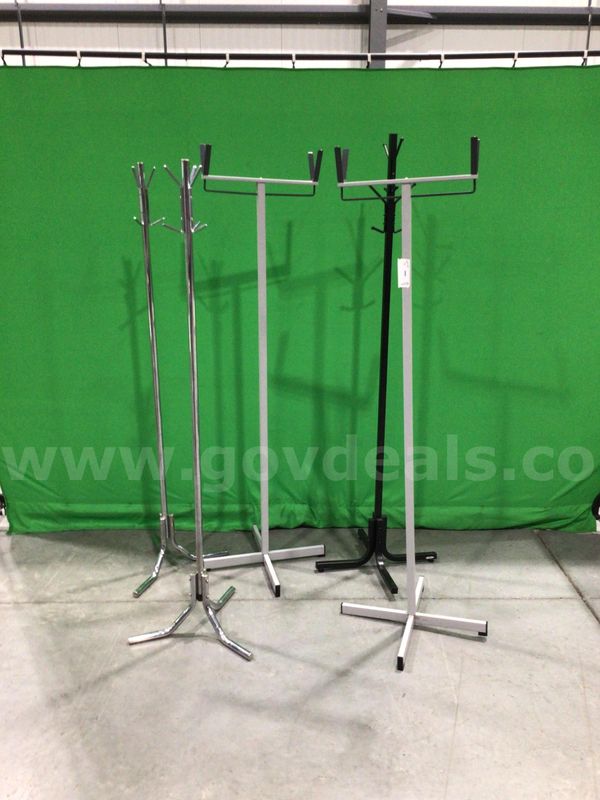 Lot of (5) Metal Coat Racks