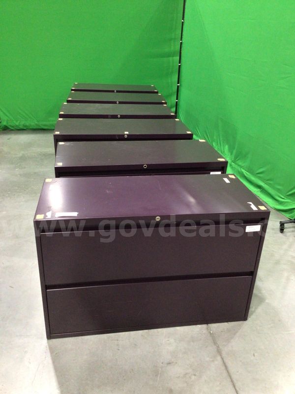 Lot of (14) Two-Drawer Lateral File Cabinets