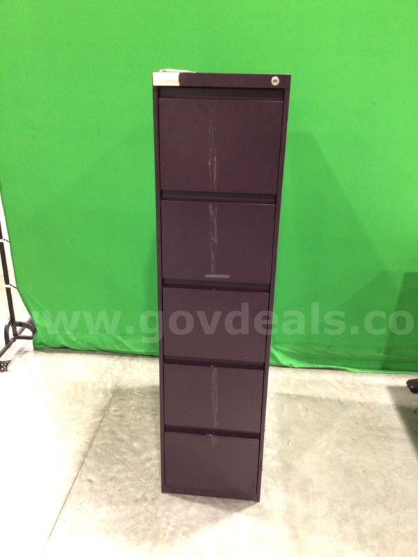 Five-Drawer Vertical File Cabinet