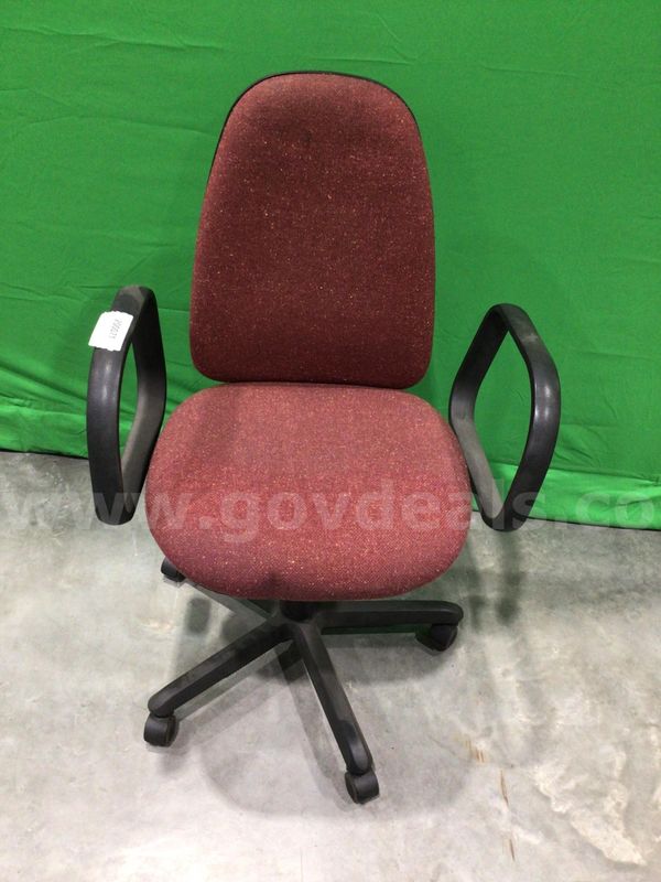 Rolling Office Chair with Loop Arms