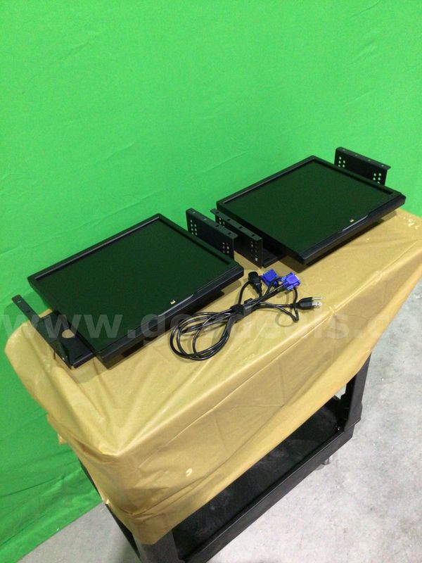 Lot of (2) ViewSonic Monitors with (2) Cables