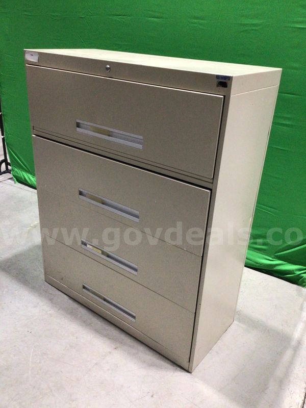 Four-Drawer Lateral File Cabinet