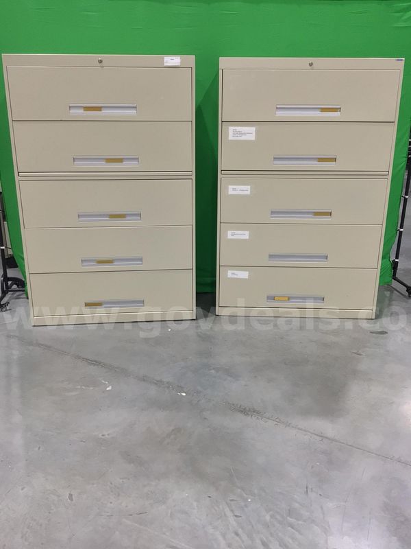 Lot of (2) Filing Cabinets