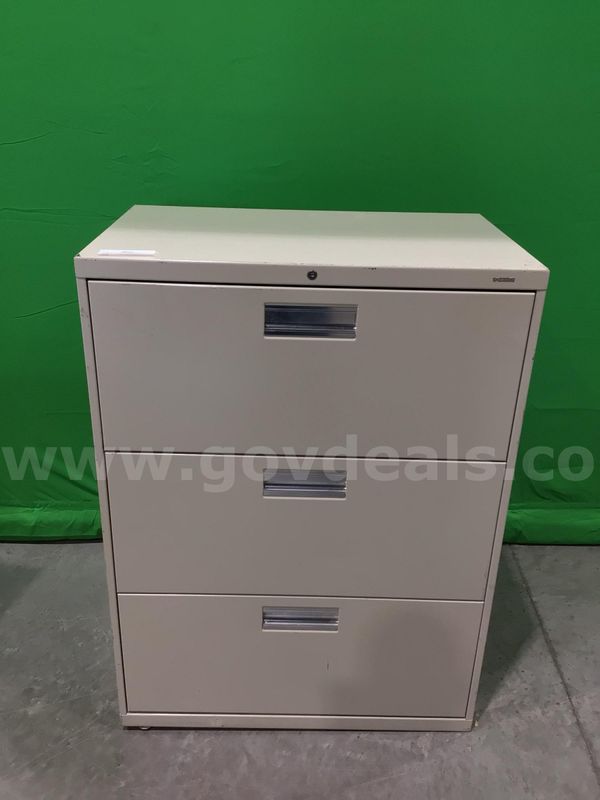 Three-Drawer Lateral File Cabinet