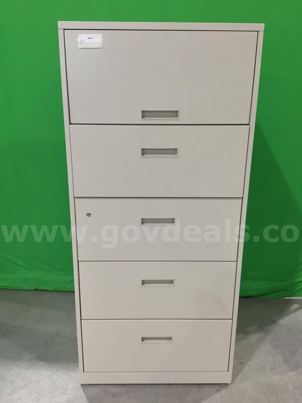Five-Drawer Lateral File Cabinet
