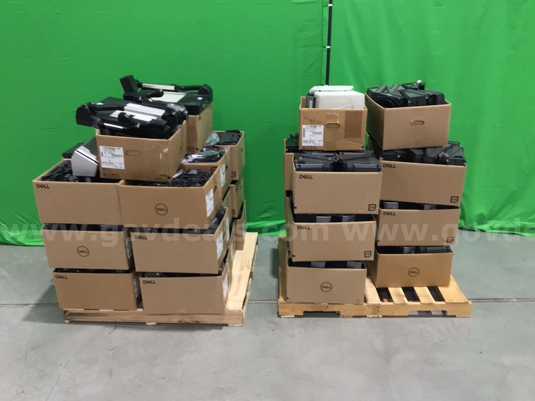 (2) Pallets of (165) Various Scanners and (2) Samsung Digital Presenters