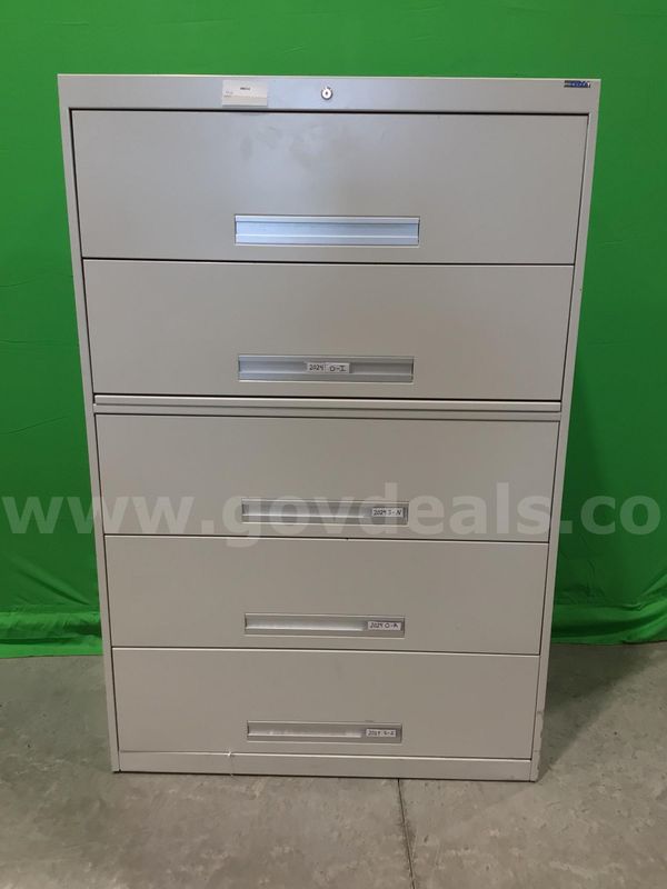 Five-Drawer Lateral File Cabinet