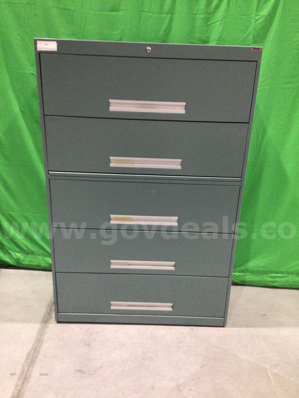 Five-Drawer Lateral File Cabinet