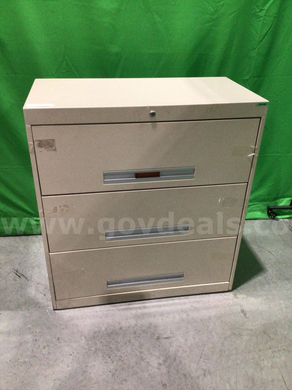 Three-Drawer Lateral File Cabinet