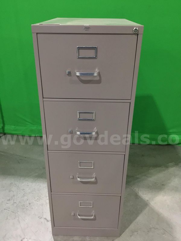 Four-Drawer Vertical File Cabinet