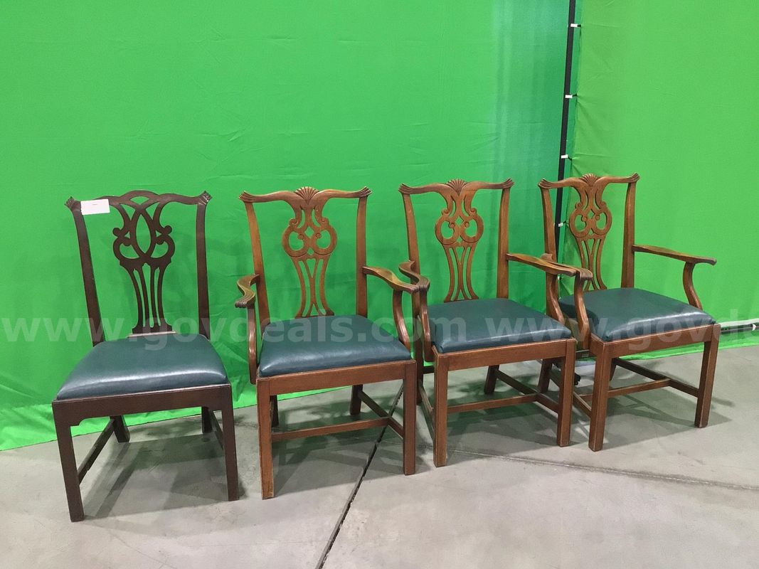 Lot of (4) Wood Chairs
