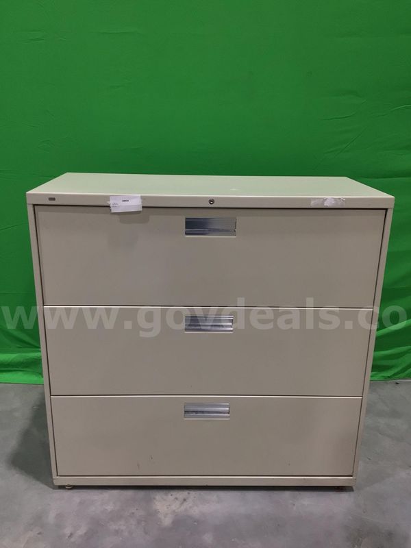 Three-Drawer Lateral File Cabinet
