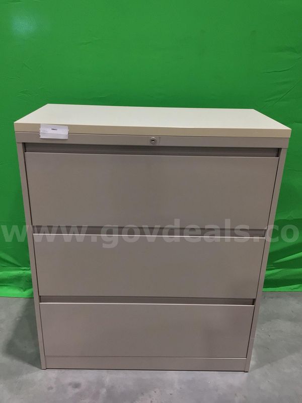 Three-Drawer Lateral File Cabinet