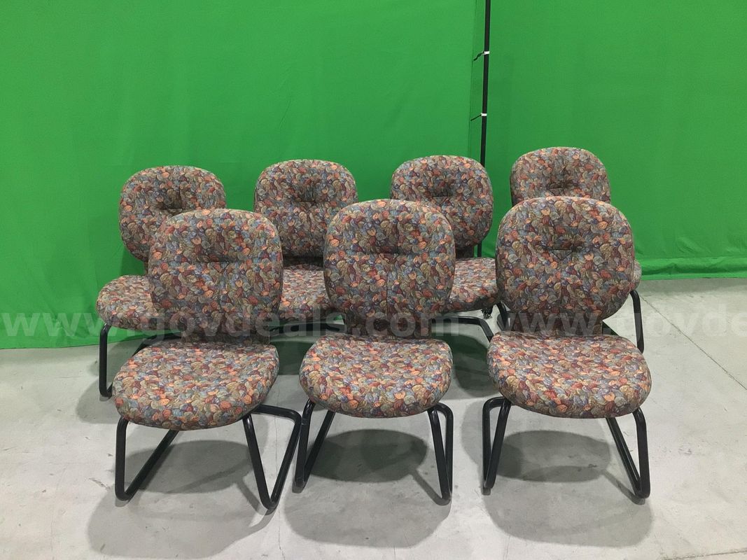 Lot of (7) Fabric Chairs