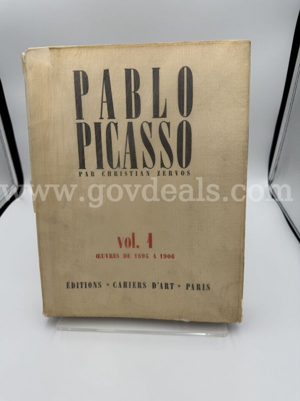 Rare Books, Picasso, Pablo, Pablo Picasso par Christian Zervos/ 3 Volumes