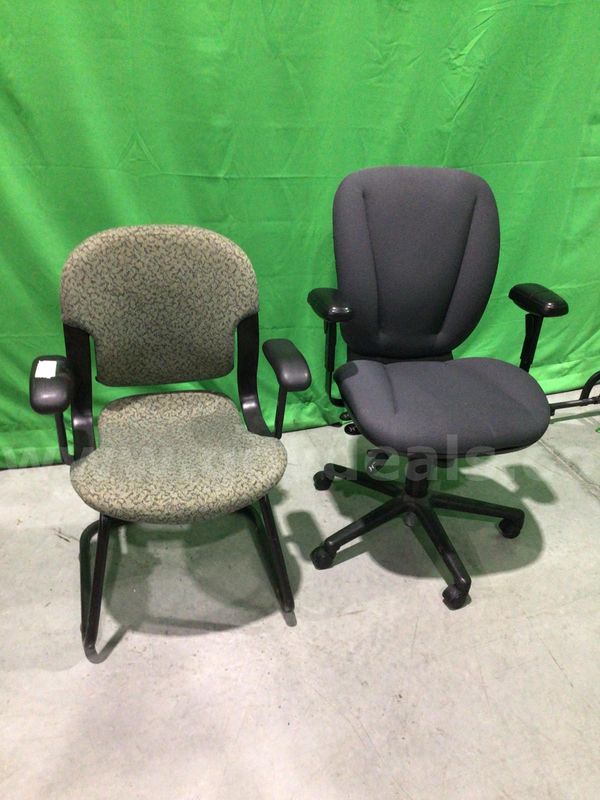 Lot of (2) Fabric Chairs