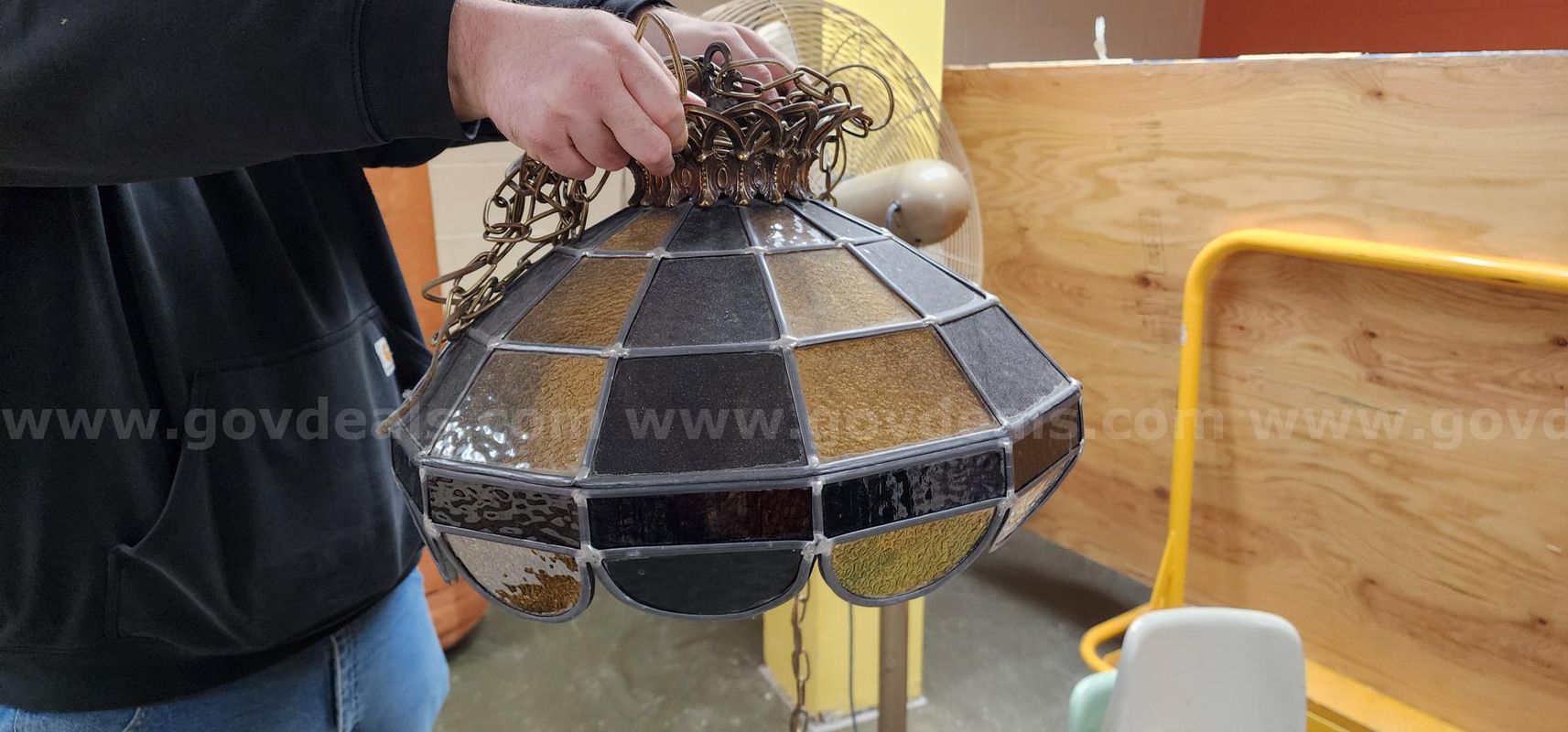 Stained Glass Chandelier