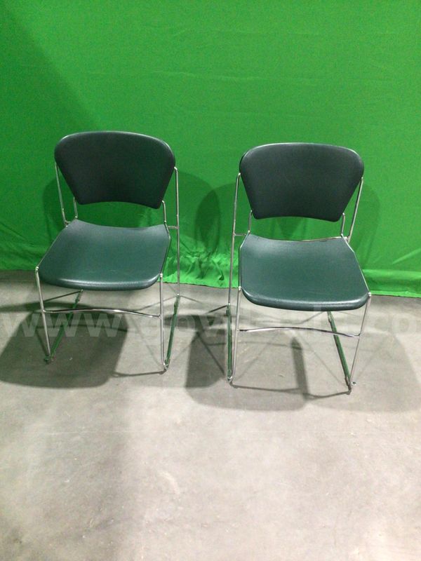 Lot of (2) Stacking Chairs