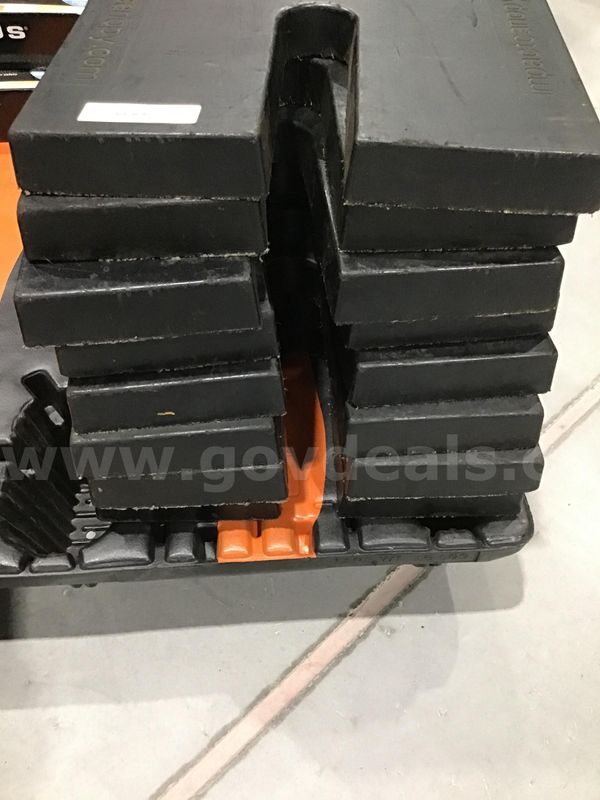 Lot of (8) Rubber Canopy Weights