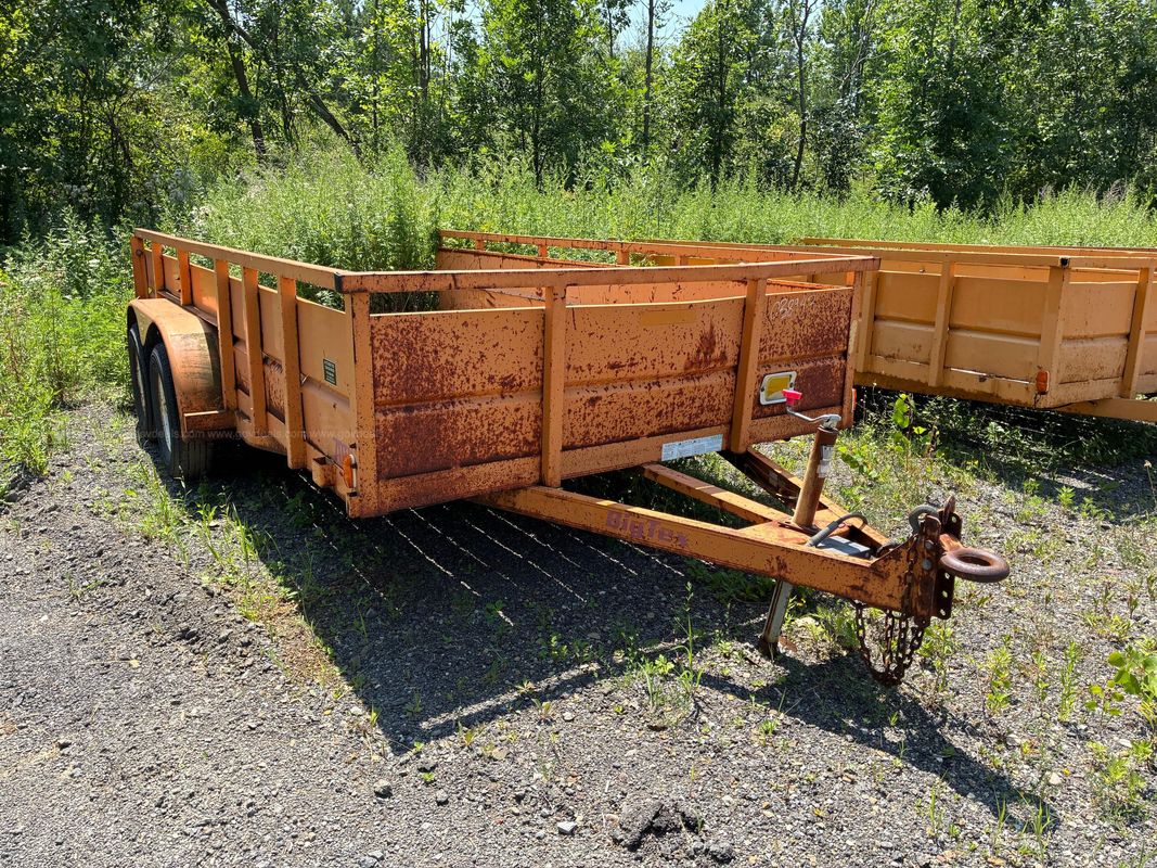 2003 Big Tex, Model 70TV Utility Trailer with High Side Rails