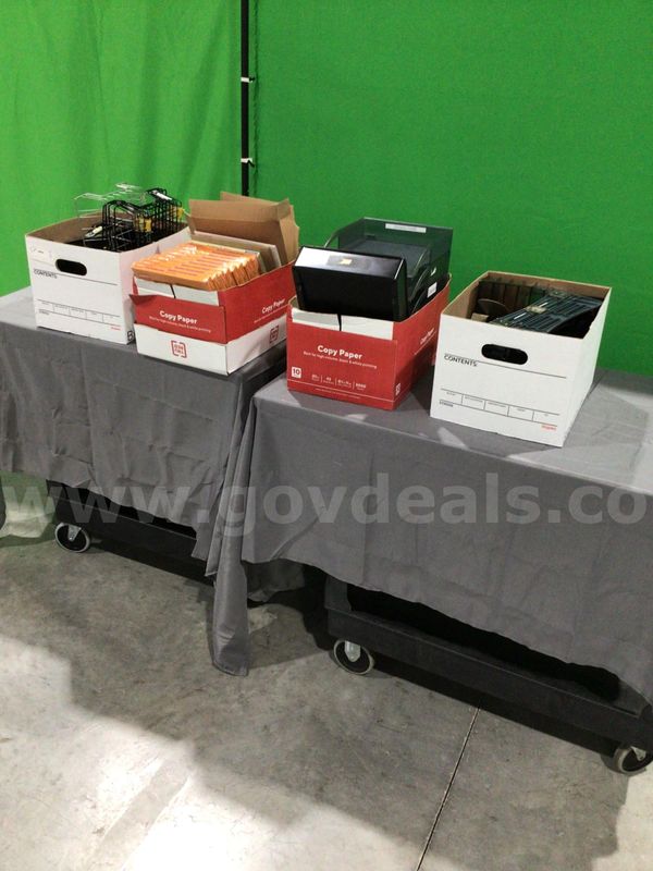 (4) Boxes of Miscellaneous Office Supplies