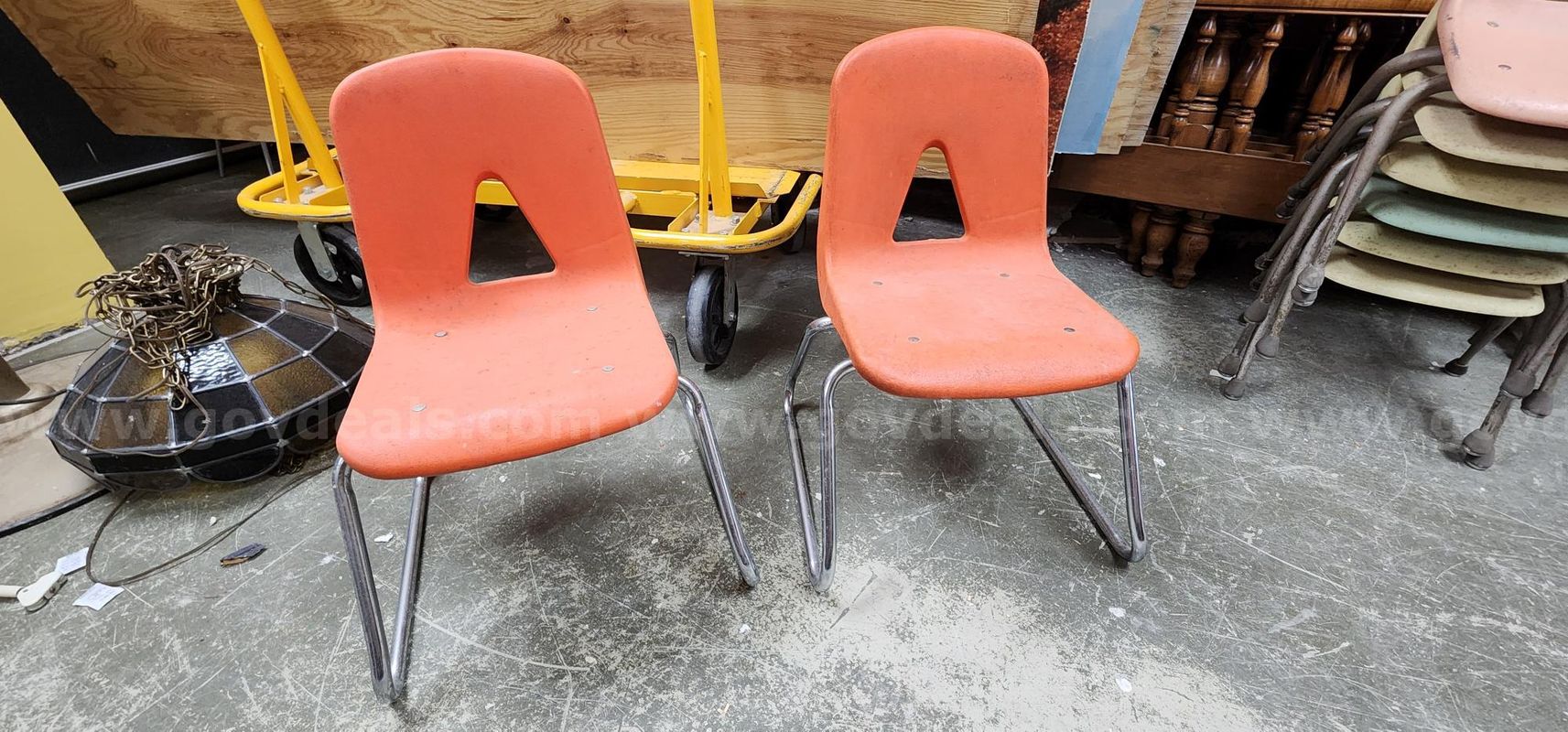 Lot of (2) Plastic Chairs