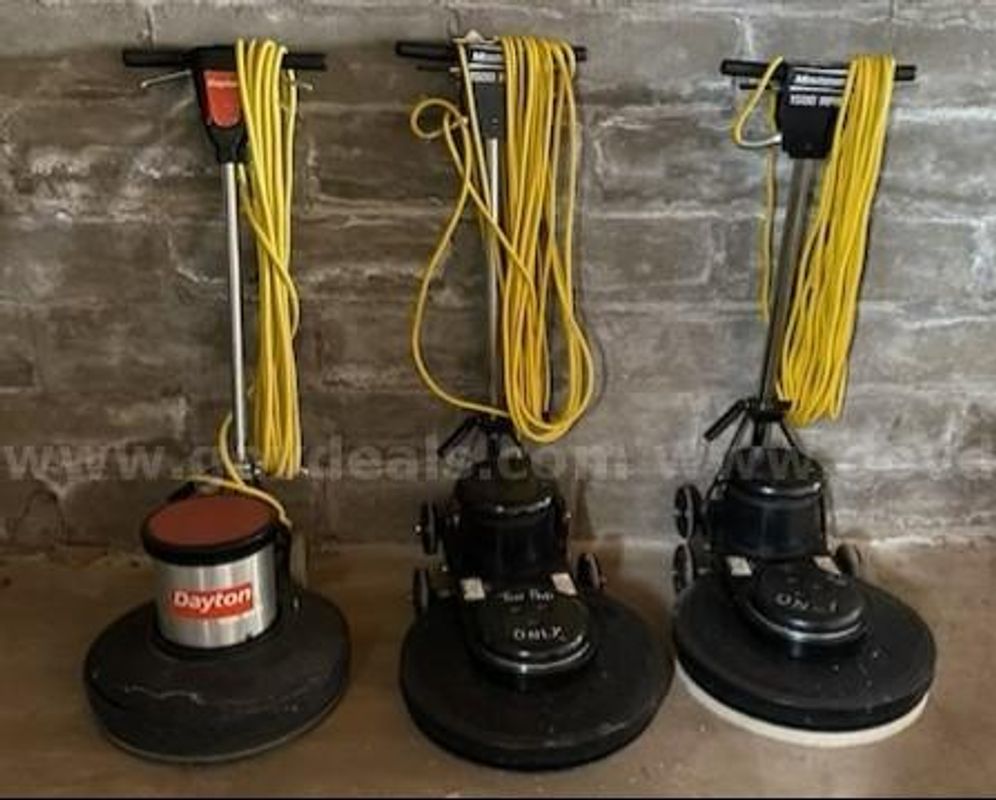 Lot of (2) Minuteman Burnishers and (1) Dayton Buffer (1 of 12)