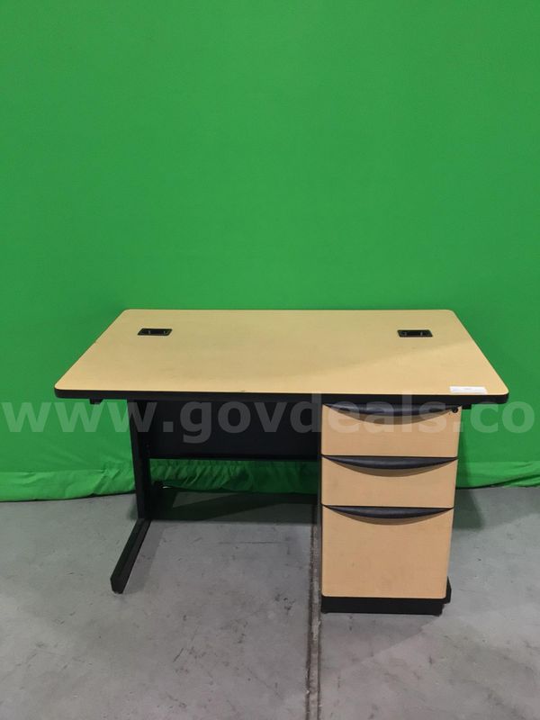 Three-Drawer Desk