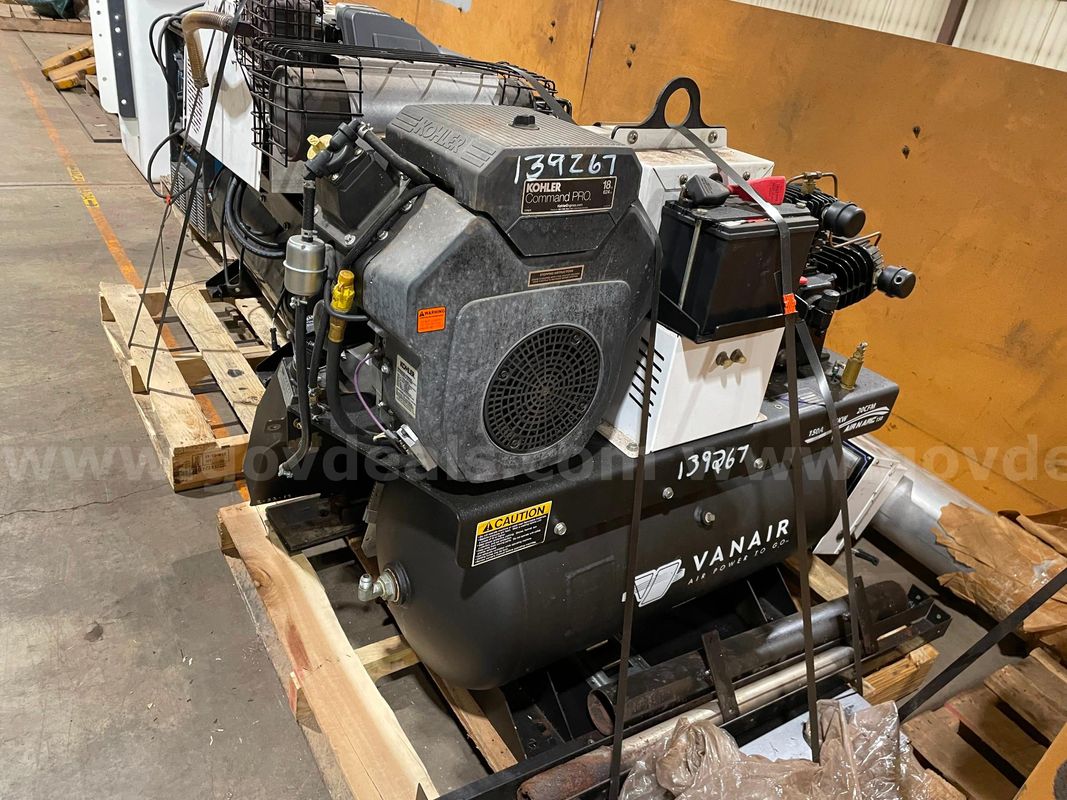 Lot of (2) Vanair Compressor Welders (Parts Only)