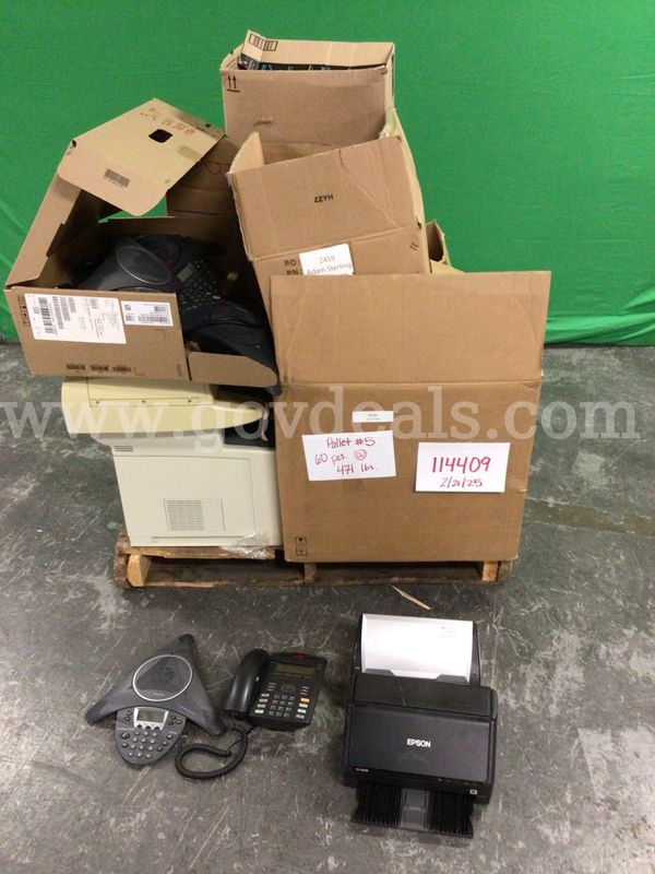 (1) Pallet of Approx. (60) Items of Various Computer and Telephone Equipment