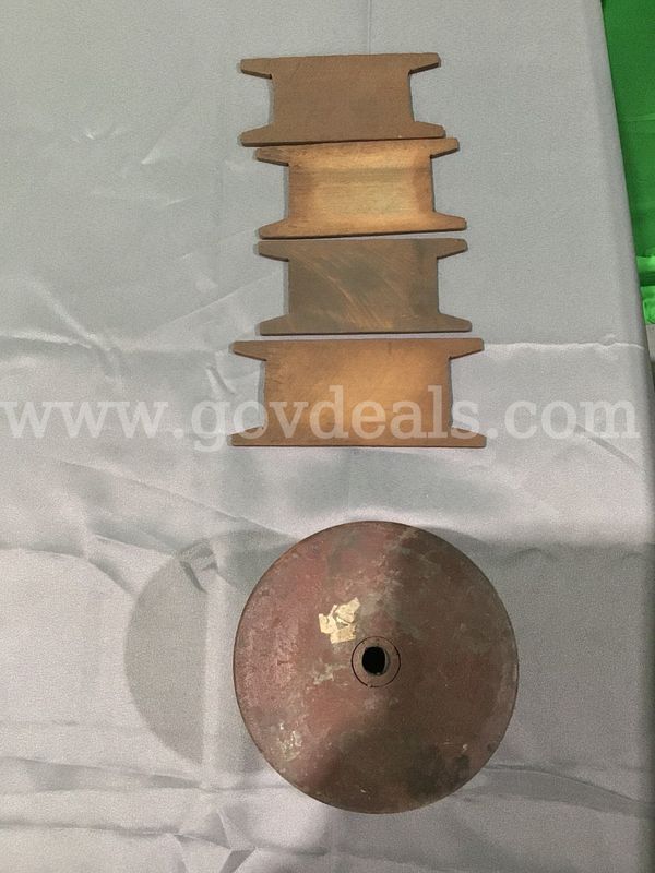 Lot of (5) Various Antique Wooden Spools