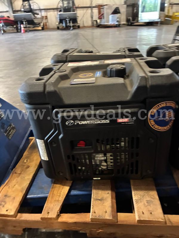 Lot of (4) PowerBoss Generators 1.85 KW (Parts Only)