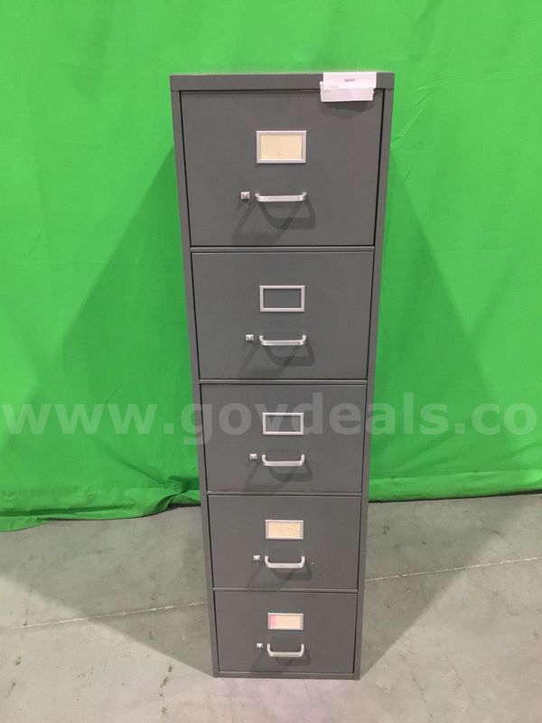 Five-Drawer Vertical File Cabinet