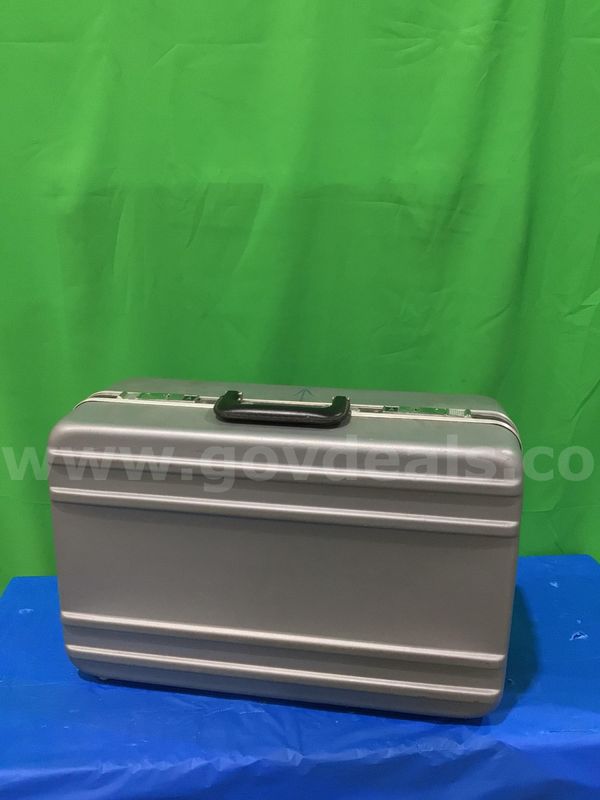 Lot of (2) Grey Carrying Cases