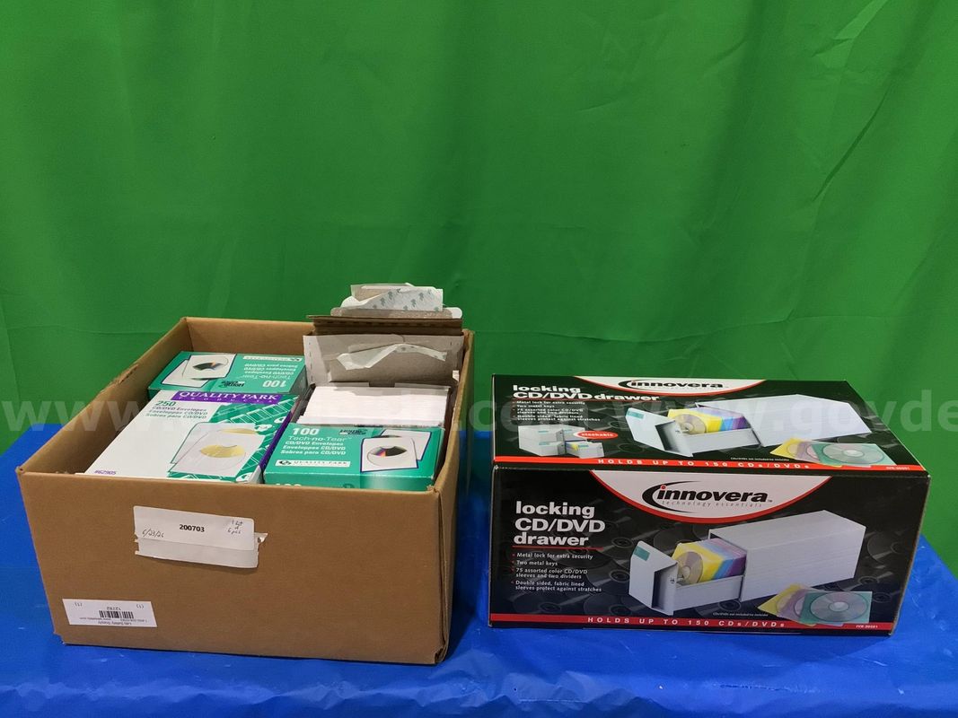 Lot of (6) Boxes of Various Office Supplies