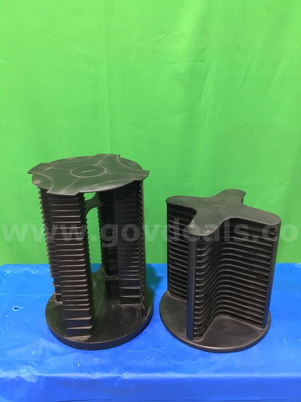 Lot of (2) Various CD Holder Racks