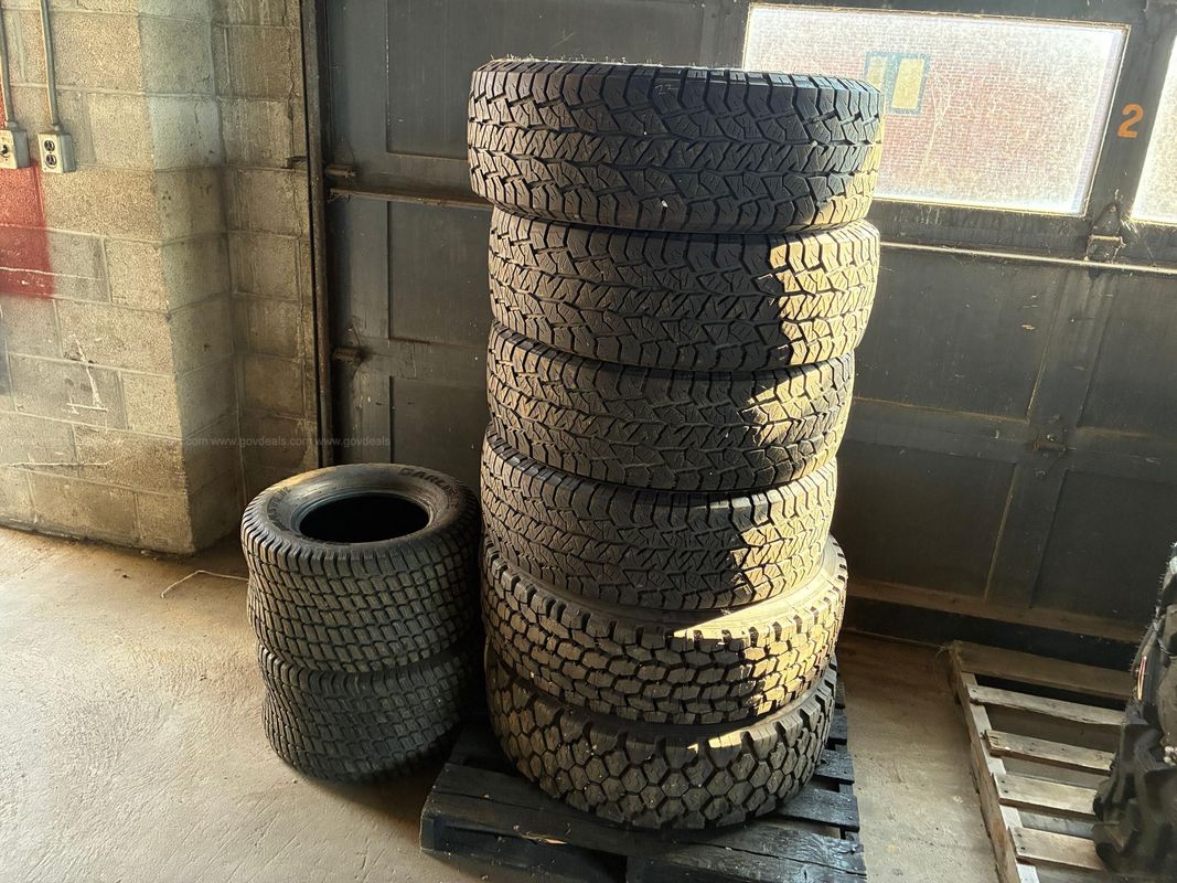 Lot of (8) Miscellaneous Tires